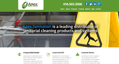 Desktop Screenshot of apexsanitation.com